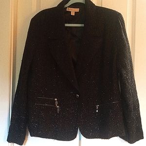 Black tweed jacket